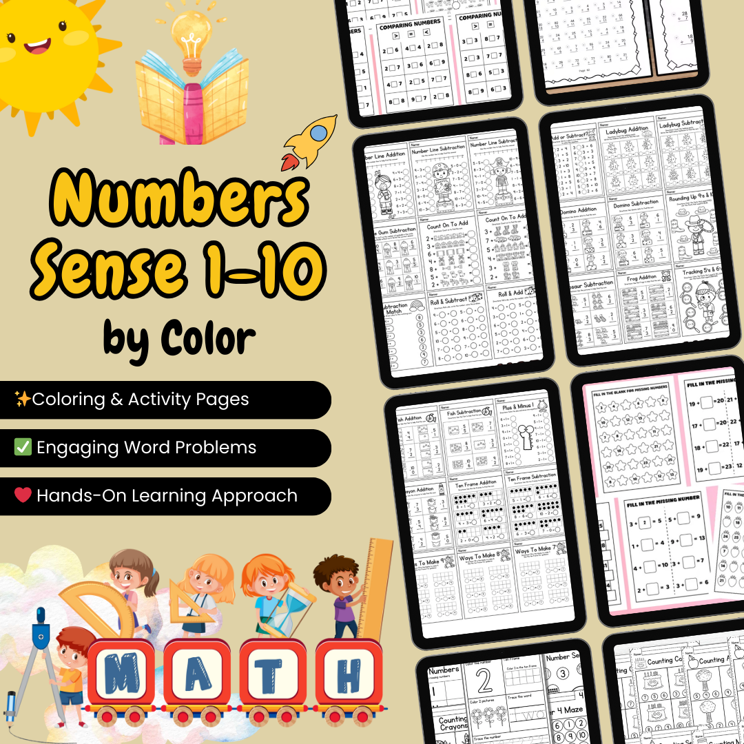 Math Worksheets – Fun & Engaging (Grade 1 -12)