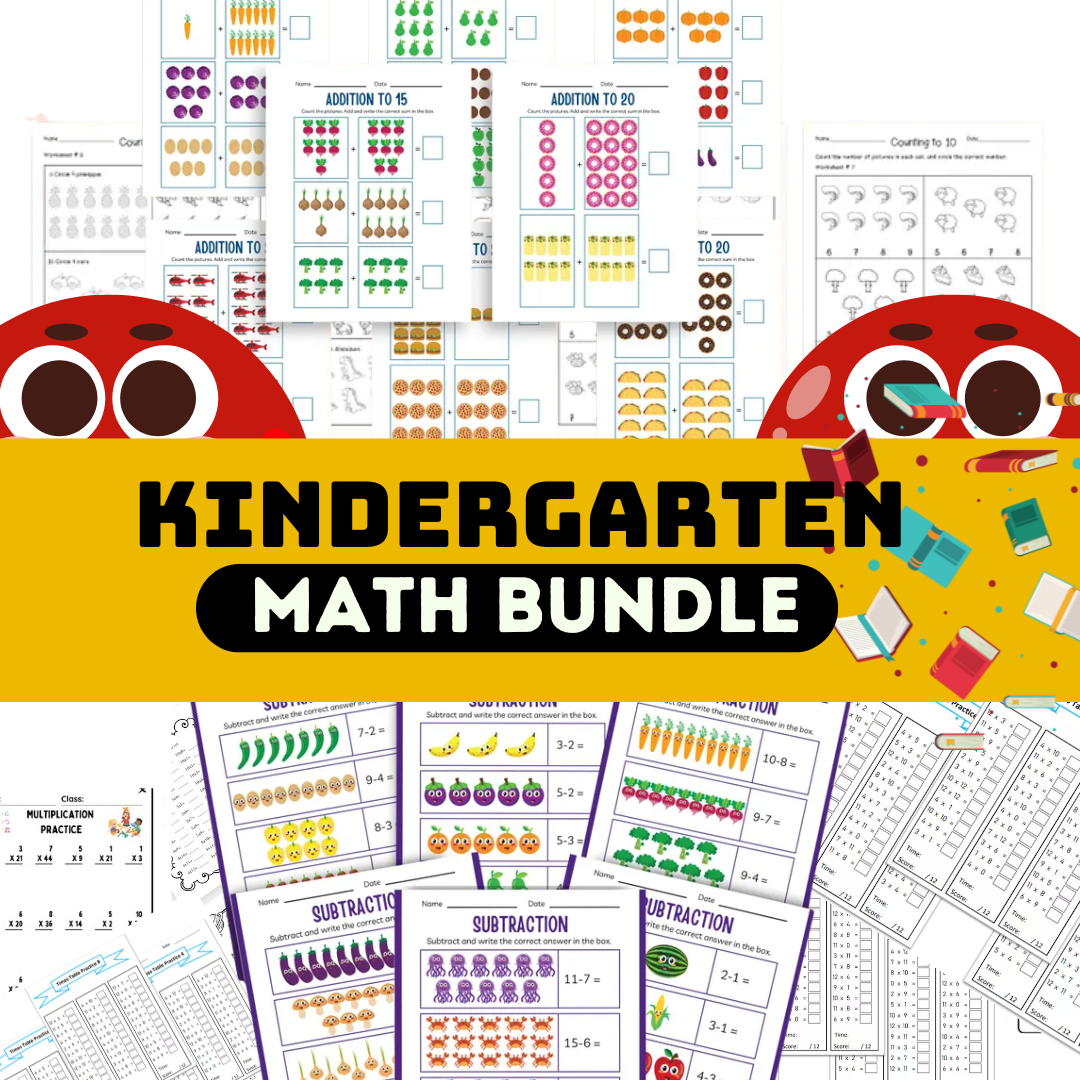 Kindergarten Math Bundle by Kimberly L.
