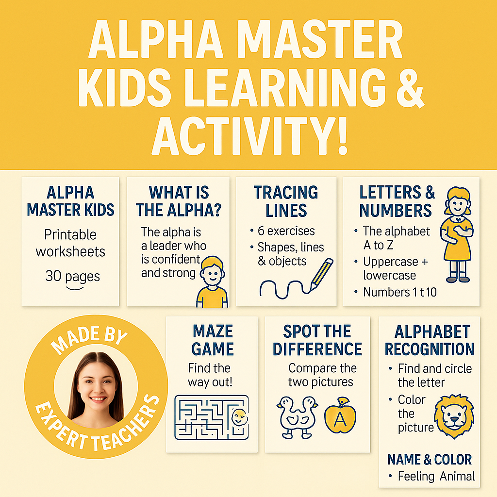 Alpha Master Kids Learning & Activity
