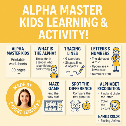 Alpha Master Kids Learning & Activity