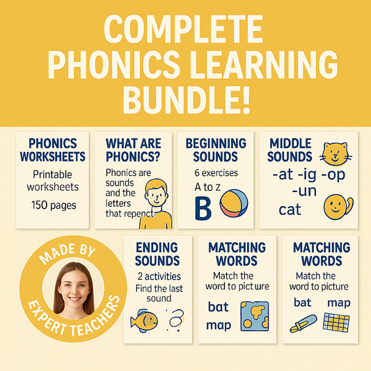 Complete Phonics Learning Bundle