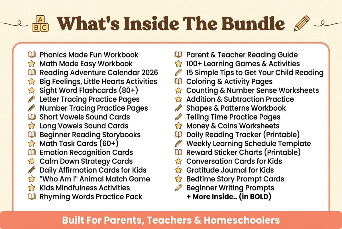Kids Learning Guides - All in 1